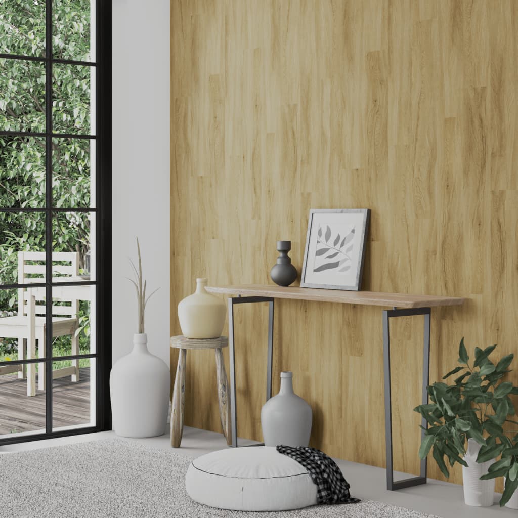 Berkfield Wall Panels Wood Look Brown PVC 4.12 må_