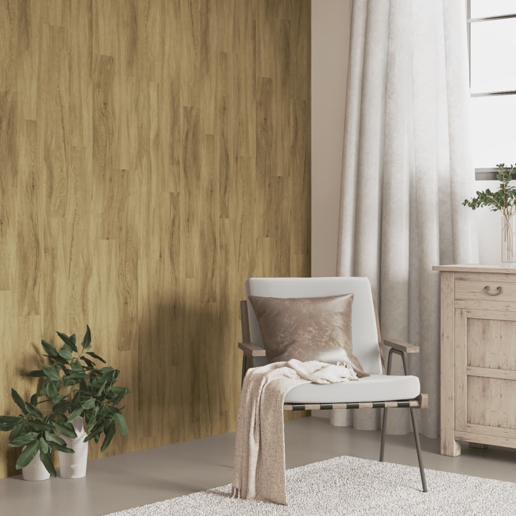 Berkfield Wall Panels Wood Look Brown PVC 4.12 må_