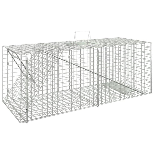Berkfield Animal Trap 64.5x25x26.5 cm Galvanised Iron