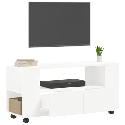 Berkfield TV Cabinet White 102x34.5x43 cm Engineered Wood