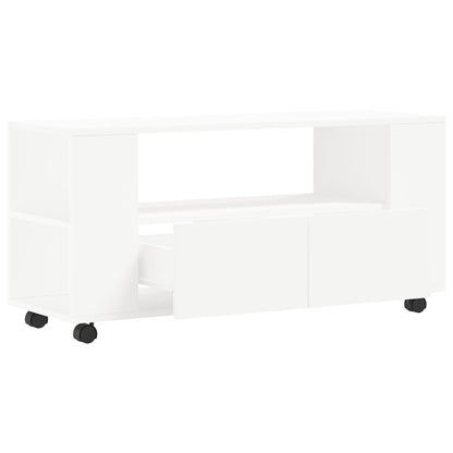 Berkfield TV Cabinet White 102x34.5x43 cm Engineered Wood