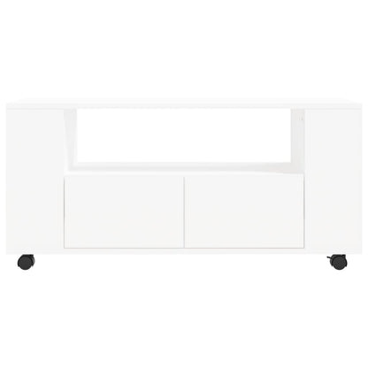 Berkfield TV Cabinet White 102x34.5x43 cm Engineered Wood