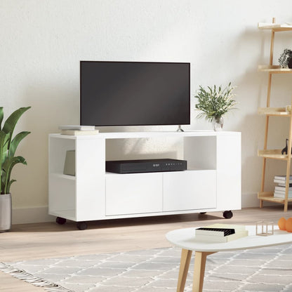 Berkfield TV Cabinet White 102x34.5x43 cm Engineered Wood