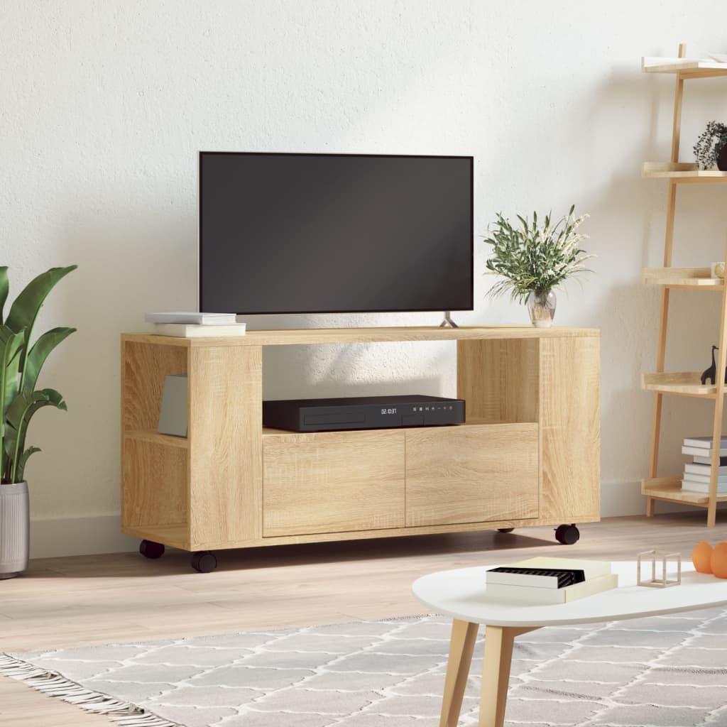Berkfield TV Cabinet Sonoma Oak 102x34.5x43 cm Engineered Wood