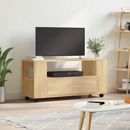 Berkfield TV Cabinet Sonoma Oak 102x34.5x43 cm Engineered Wood