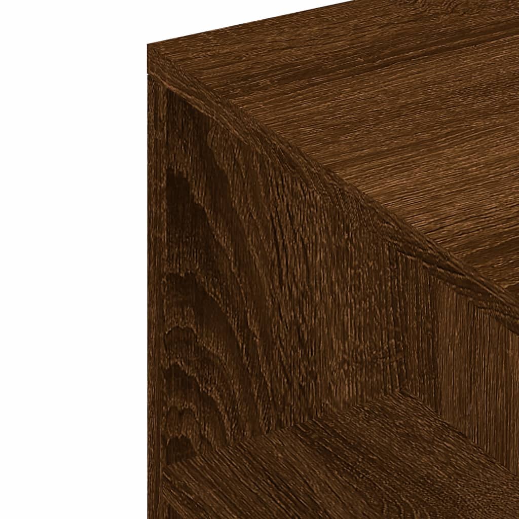 Berkfield TV Cabinet Brown Oak 102x34.5x43 cm Engineered Wood