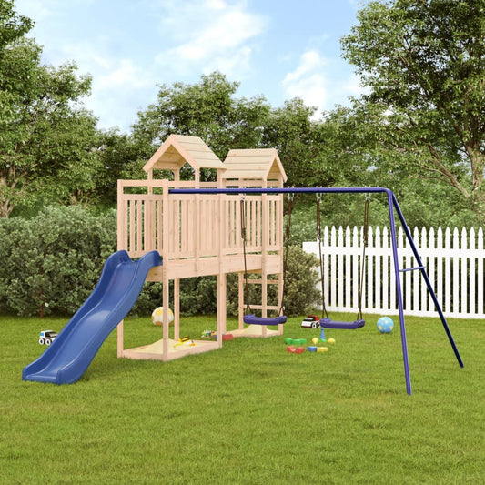 Berkfield Outdoor Playset Solid Wood Pine