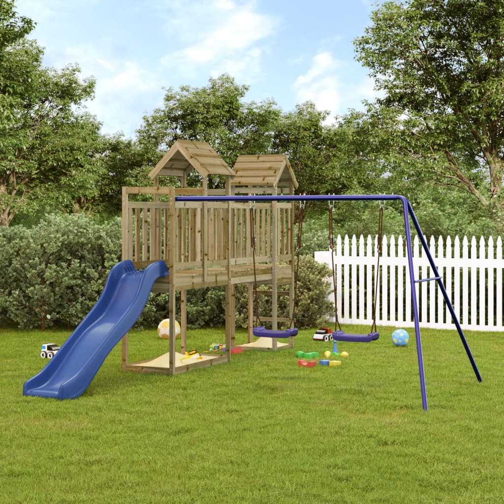 Berkfield Outdoor Playset Impregnated Wood Pine