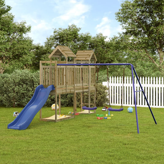 Berkfield Outdoor Playset Impregnated Wood Pine