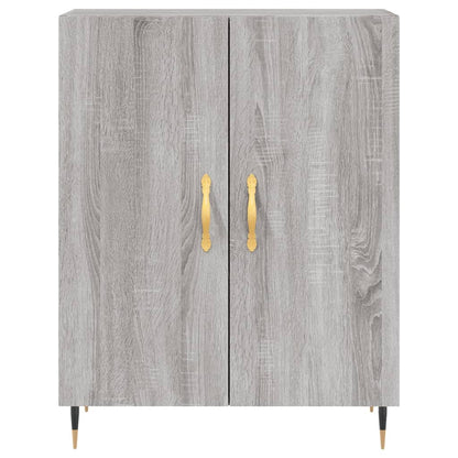 Berkfield Highboard Grey Sonoma 69.5x34x180 cm Engineered Wood