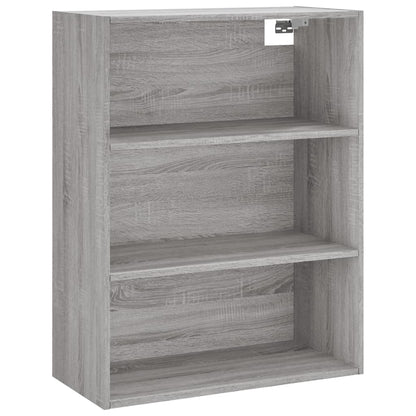 Berkfield Highboard Grey Sonoma 69.5x34x180 cm Engineered Wood