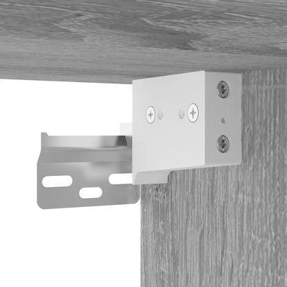 Berkfield Highboard Grey Sonoma 69.5x34x180 cm Engineered Wood