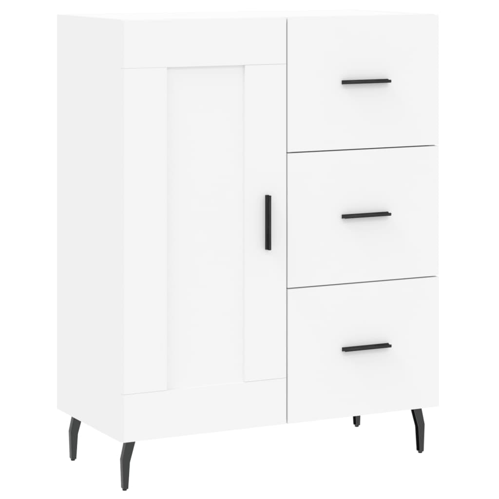 Berkfield Highboard White 69.5x34x180 cm Engineered Wood