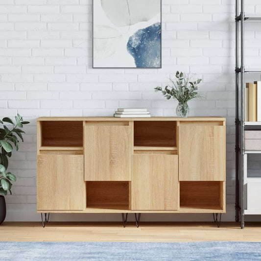 Berkfield Sideboards 2 pcs Sonoma Oak Engineered Wood
