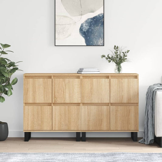 Berkfield Sideboards 2 pcs Sonoma Oak Engineered Wood