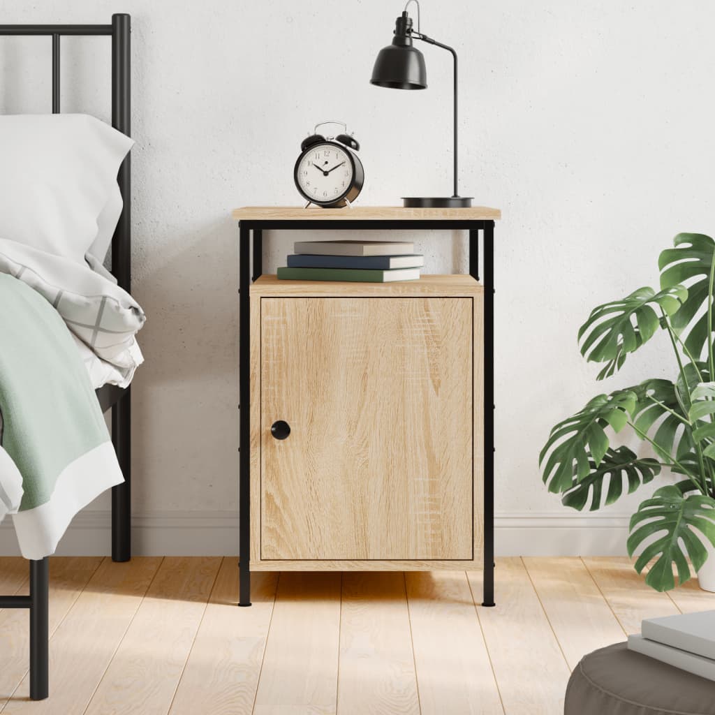 Berkfield Bedside Cabinet Sonoma Oak 40x42x60 cm Engineered Wood