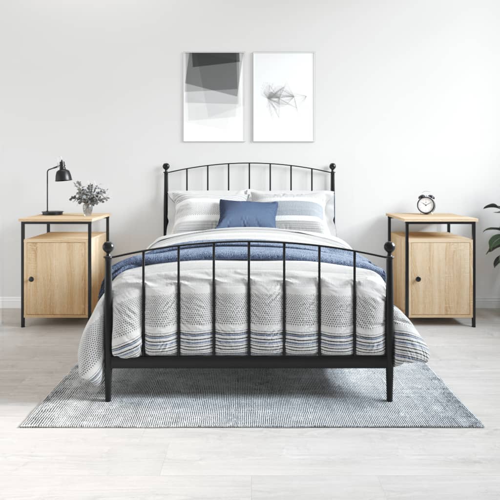 Berkfield Bedside Cabinets 2 pcs Sonoma Oak 40x42x60 cm Engineered Wood