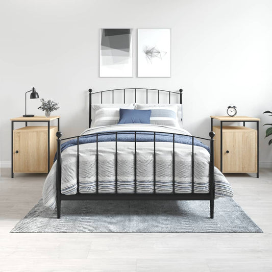 Berkfield Bedside Cabinets 2 pcs Sonoma Oak 40x42x60 cm Engineered Wood