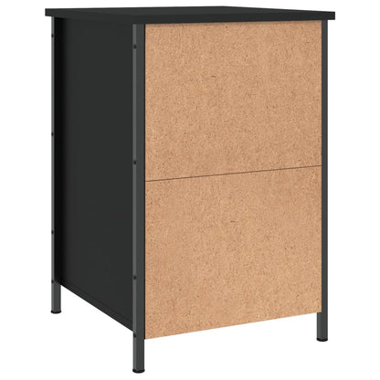 Berkfield Bedside Cabinet Black 40x42x60 cm Engineered Wood