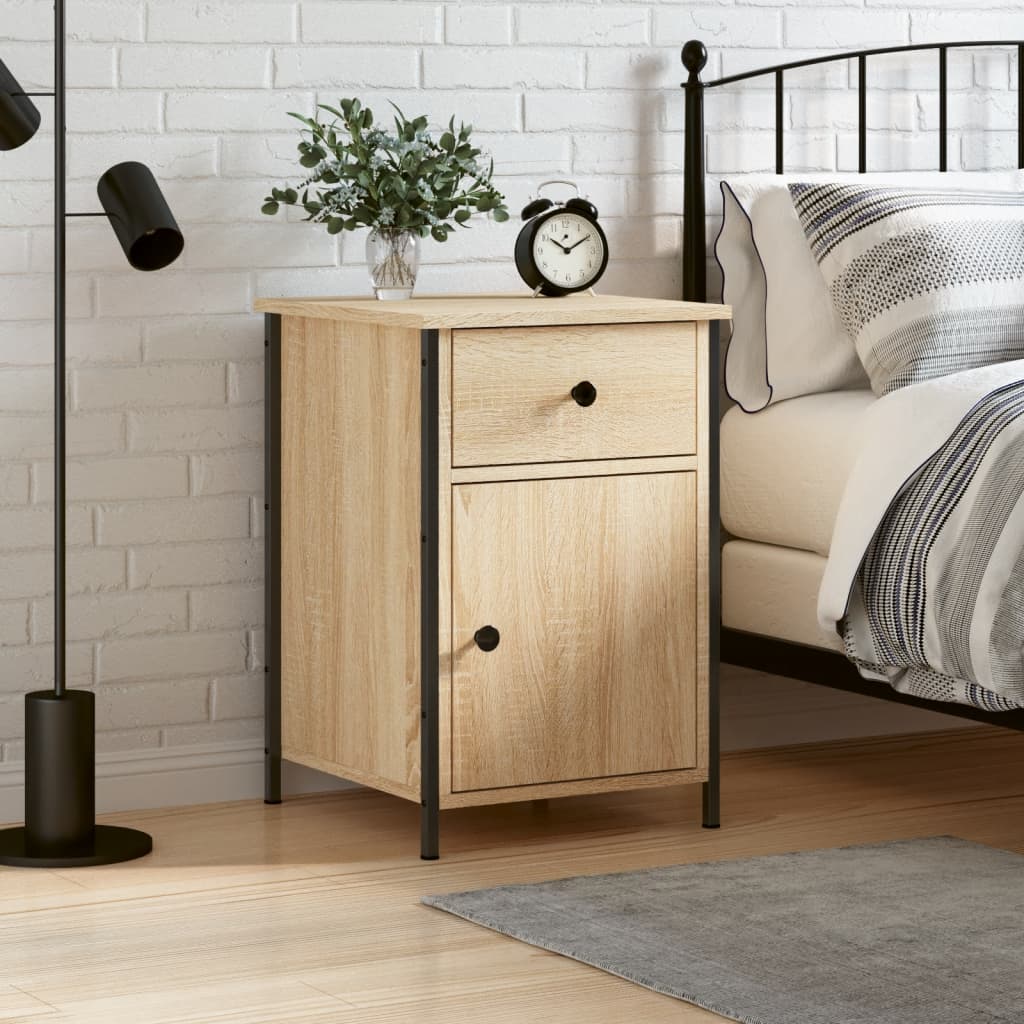 Berkfield Bedside Cabinet Sonoma Oak 40x42x60 cm Engineered Wood