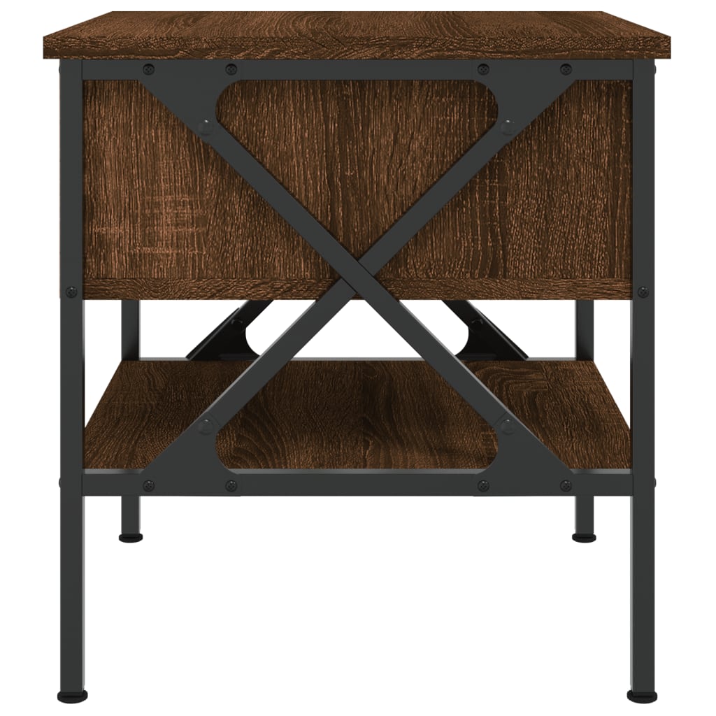Berkfield Bedside Tables 2 pcs Brown Oak 40x42x45 cm Engineered Wood
