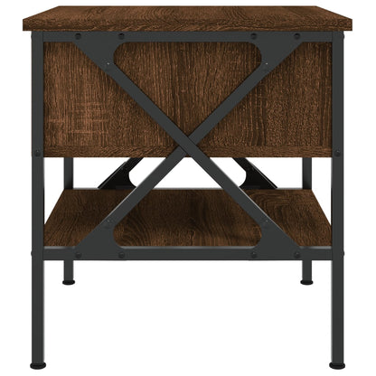 Berkfield Bedside Tables 2 pcs Brown Oak 40x42x45 cm Engineered Wood