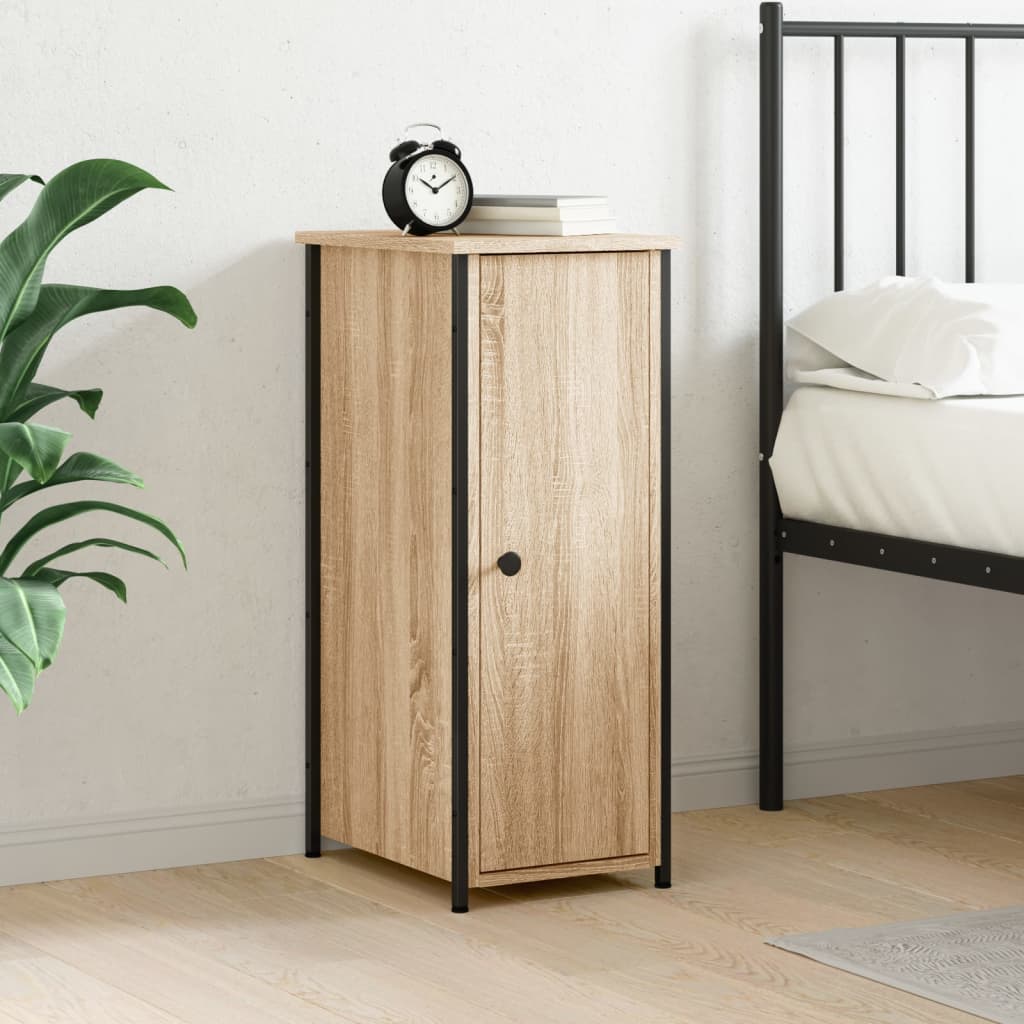 Berkfield Bedside Cabinet Sonoma Oak 32x42x80 cm Engineered Wood