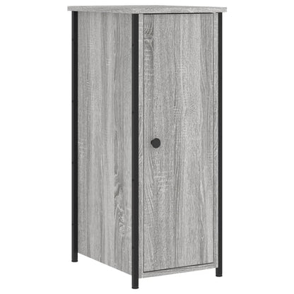 Berkfield Bedside Cabinet Grey Sonoma 32x42x80 cm Engineered Wood