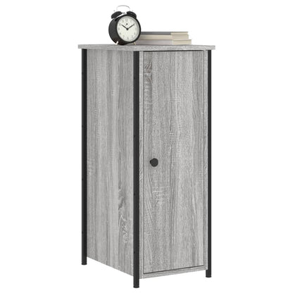 Berkfield Bedside Cabinet Grey Sonoma 32x42x80 cm Engineered Wood
