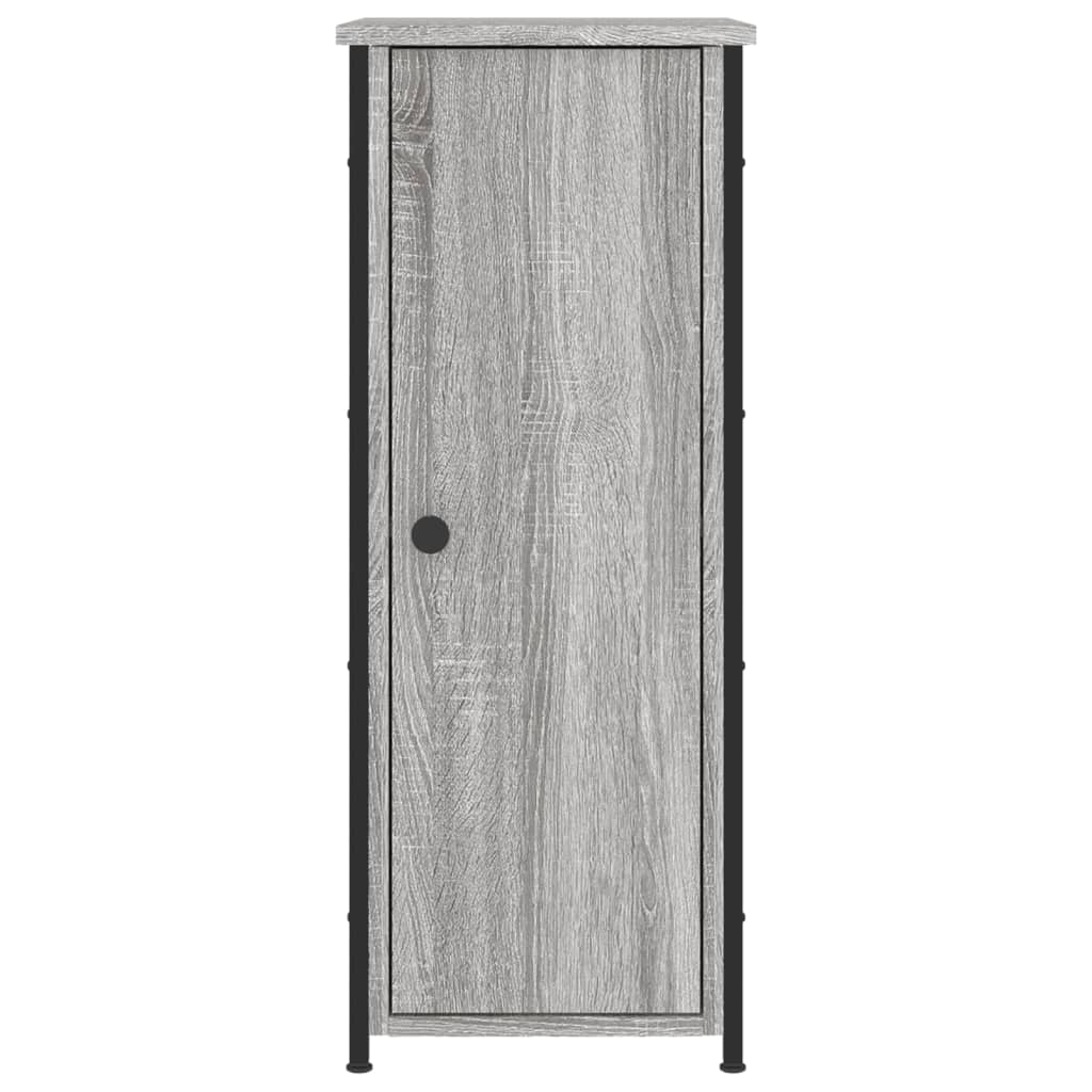 Berkfield Bedside Cabinet Grey Sonoma 32x42x80 cm Engineered Wood