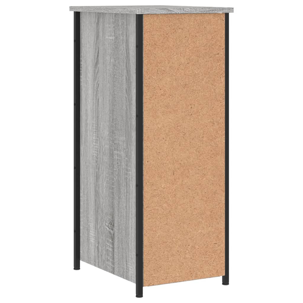 Berkfield Bedside Cabinet Grey Sonoma 32x42x80 cm Engineered Wood