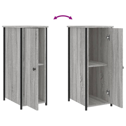 Berkfield Bedside Cabinet Grey Sonoma 32x42x80 cm Engineered Wood