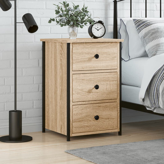 Berkfield Bedside Cabinet Sonoma Oak 40x36x60 cm Engineered Wood