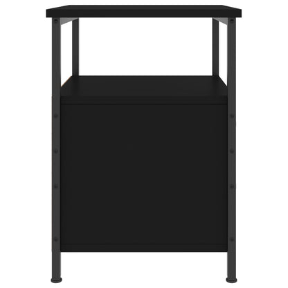 Berkfield Bedside Cabinet Black 34x35.5x50 cm Engineered Wood