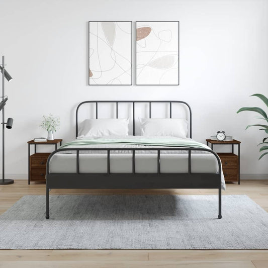 Berkfield Bedside Cabinets 2 pcs Brown Oak 34x35.5x50 cm Engineered Wood