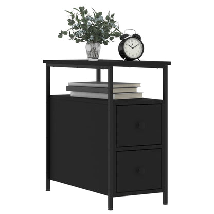 Berkfield Bedside Cabinets 2 pcs Black 30x60x60 cm Engineered Wood
