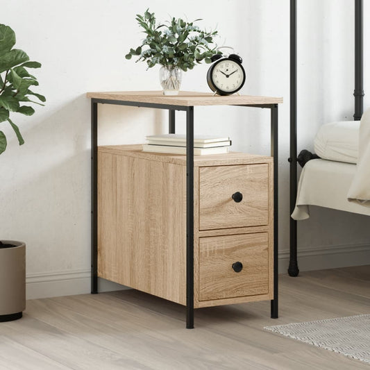 Berkfield Bedside Cabinet Sonoma Oak 30x60x60 cm Engineered Wood