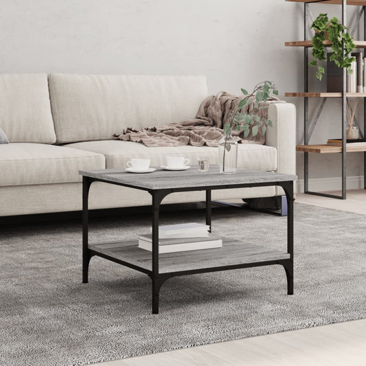 Berkfield Coffee Table Grey Sonoma 55x55x40 cm Engineered Wood