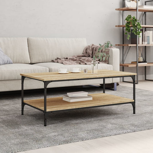 Berkfield Coffee Table Sonoma Oak 100x55x40 cm Engineered Wood