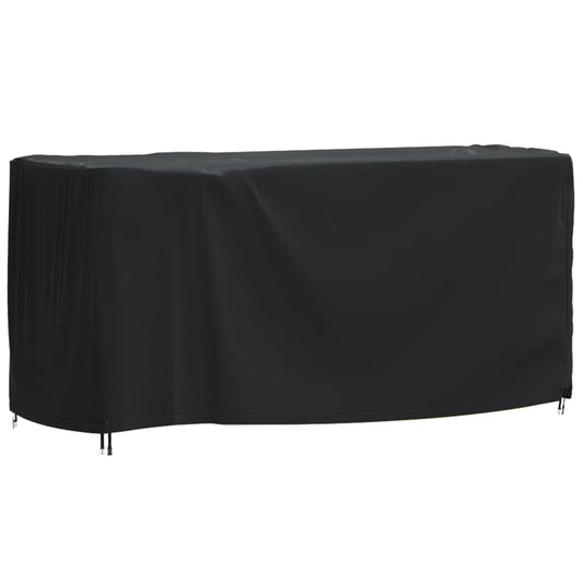 Berkfield Garden Furniture Cover Black 180x70x90 cm Waterproof 420D