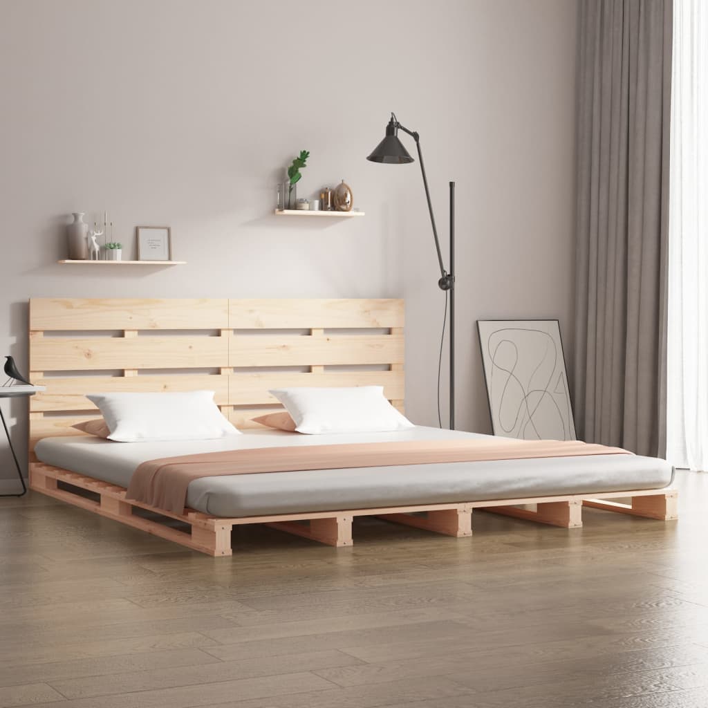 Berkfield Bed Frame 120x190 cm Solid Wood Pine Small Double