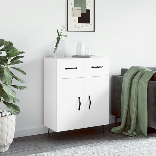Berkfield Sideboard White 69.5x34x90 cm Engineered Wood