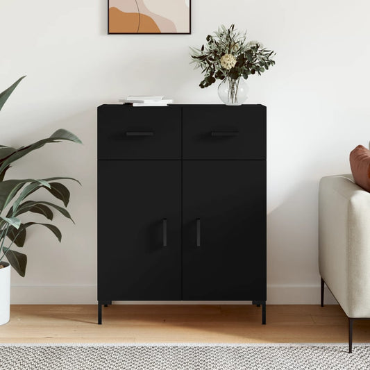 Berkfield Sideboard Black 69.5x34x90 cm Engineered Wood