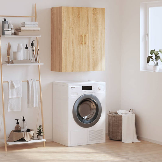 Berkfield Wall Mounted Cabinet Sonoma Oak 69.5x34x90 cm