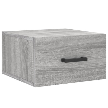 Berkfield Wall-mounted Bedside Cabinets 2 pcs Grey Sonoma 35x35x20 cm