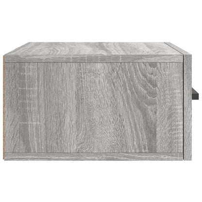 Berkfield Wall-mounted Bedside Cabinets 2 pcs Grey Sonoma 35x35x20 cm