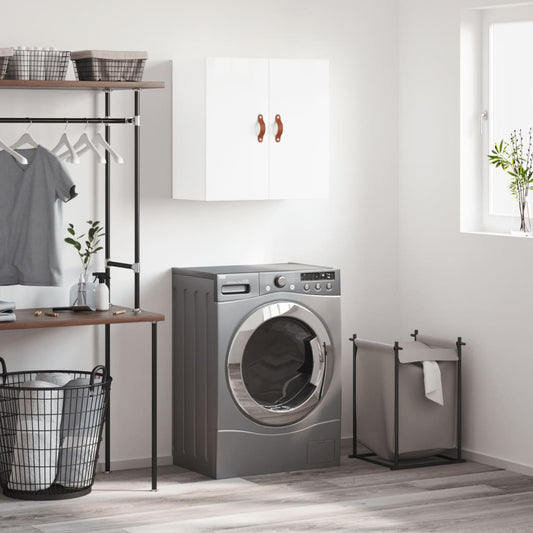 Berkfield Wall Cabinet High Gloss White 60x31x60 cm Engineered Wood