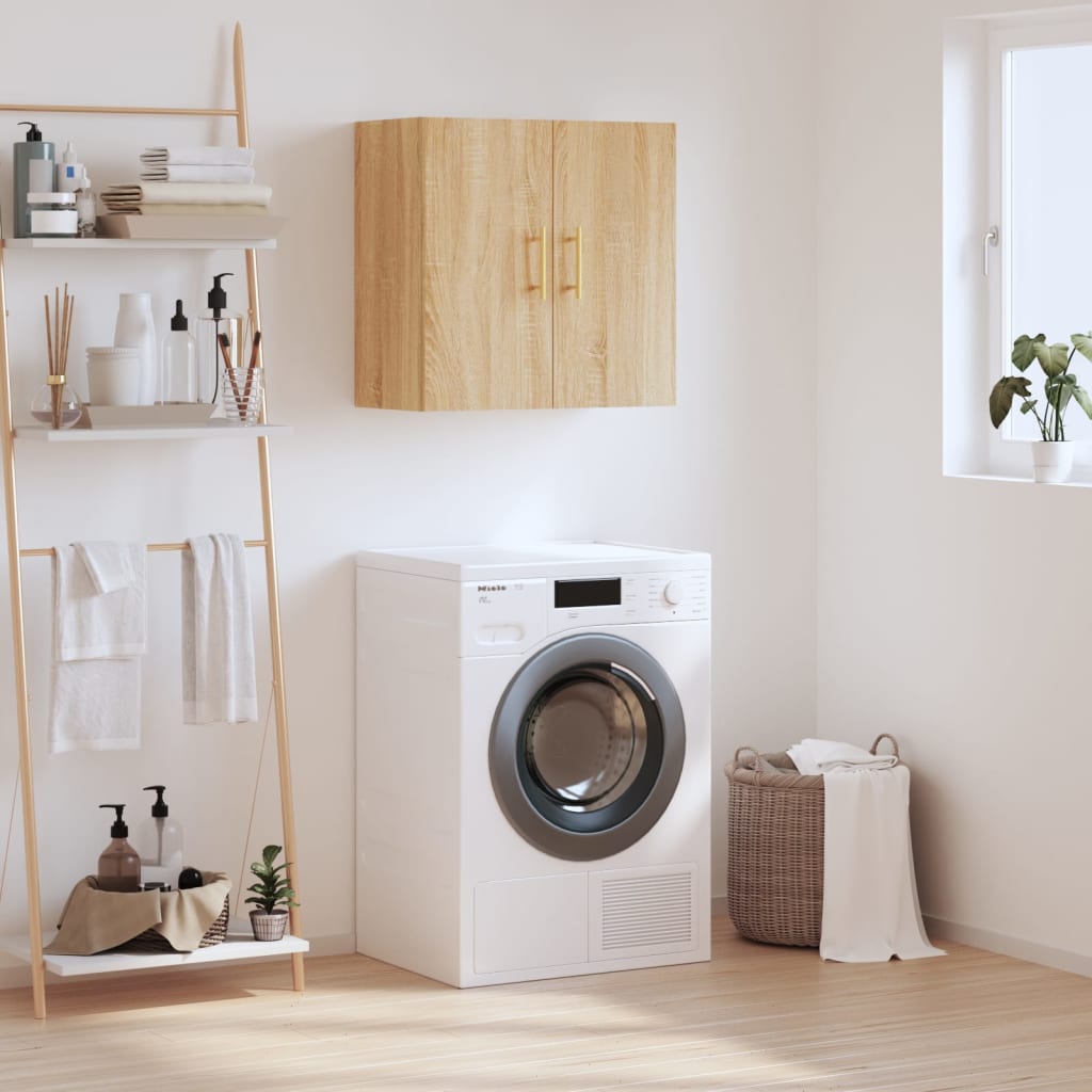Berkfield Wall Cabinet Sonoma Oak 60x31x60 cm Engineered Wood