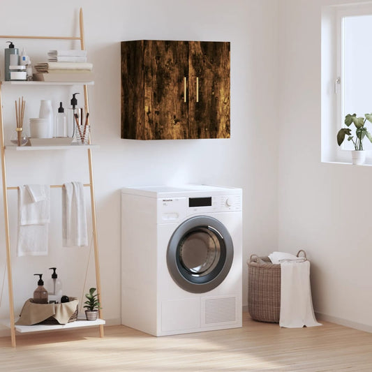 Berkfield Wall Cabinet Smoked Oak 60x31x60 cm Engineered Wood