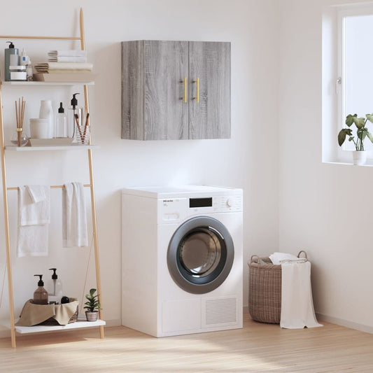 Berkfield Wall Cabinet Grey Sonoma 60x31x60 cm Engineered Wood